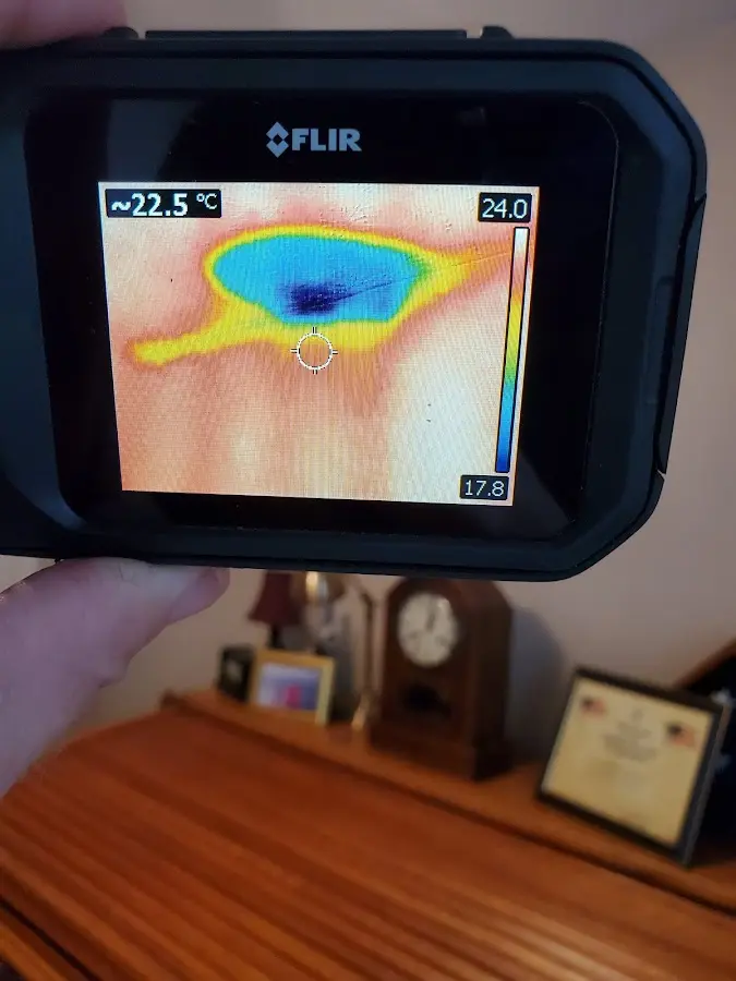 Thermal imaging inspection for water damage in Hays